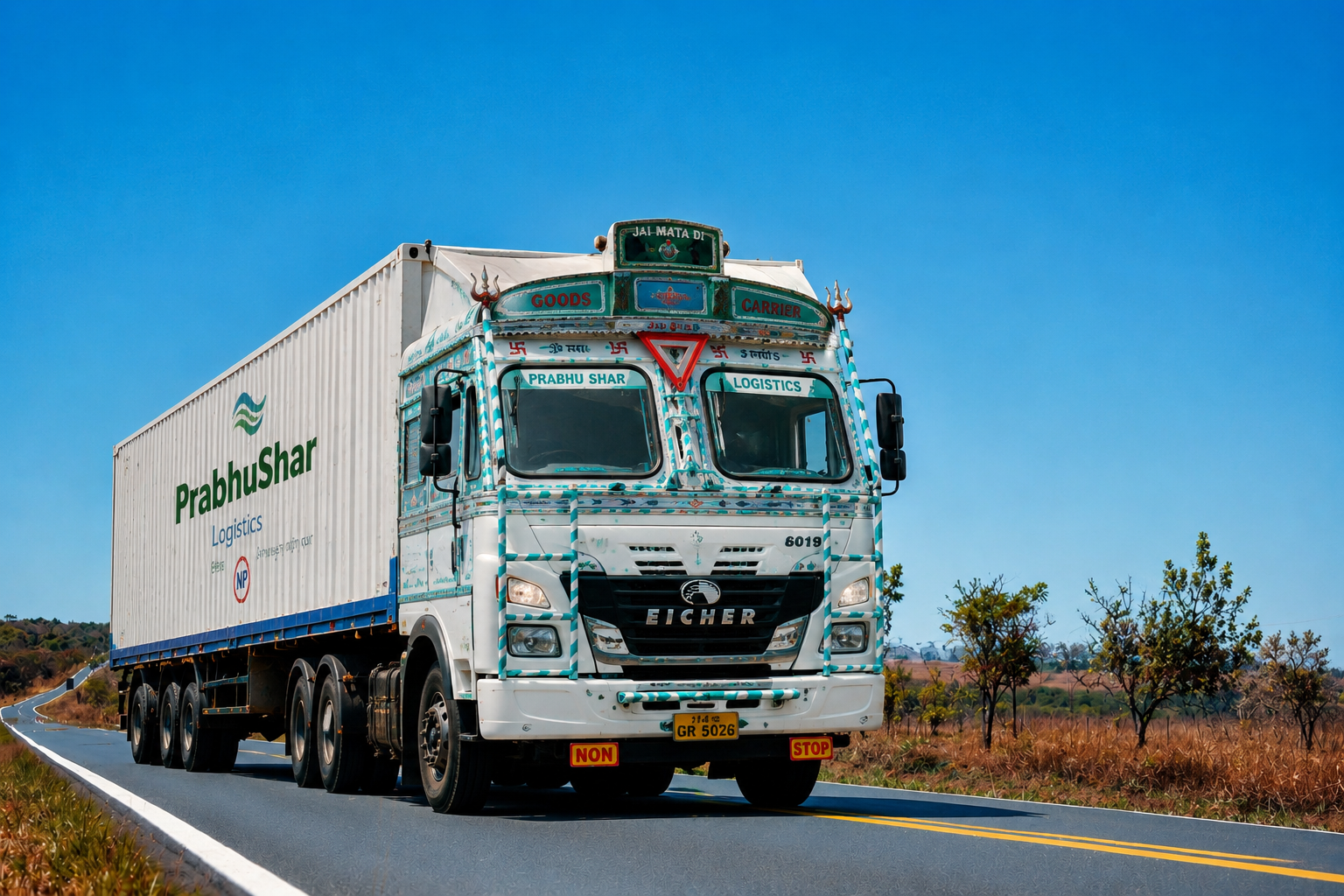 Logistics truck fleet